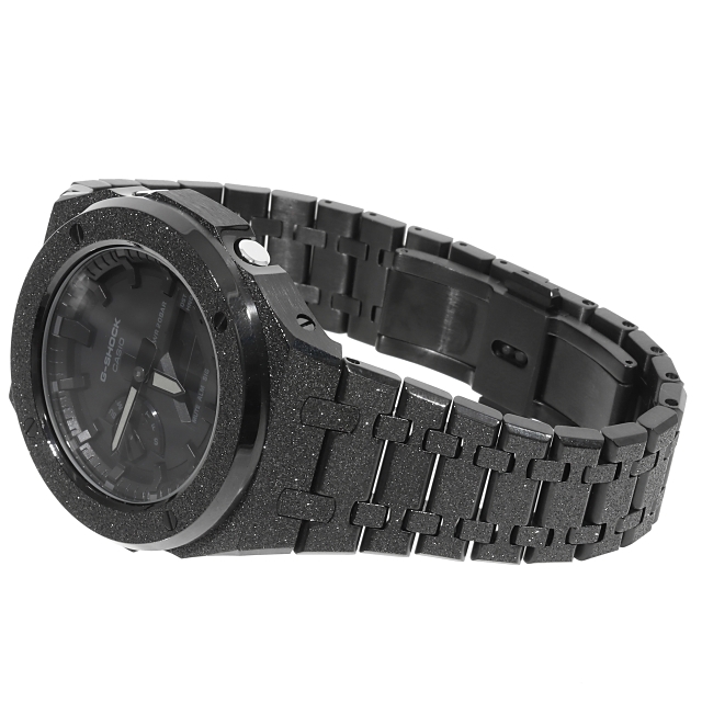 G-SHOCK GA2100 フロステッド カスタム ブラックアウト カシオーク