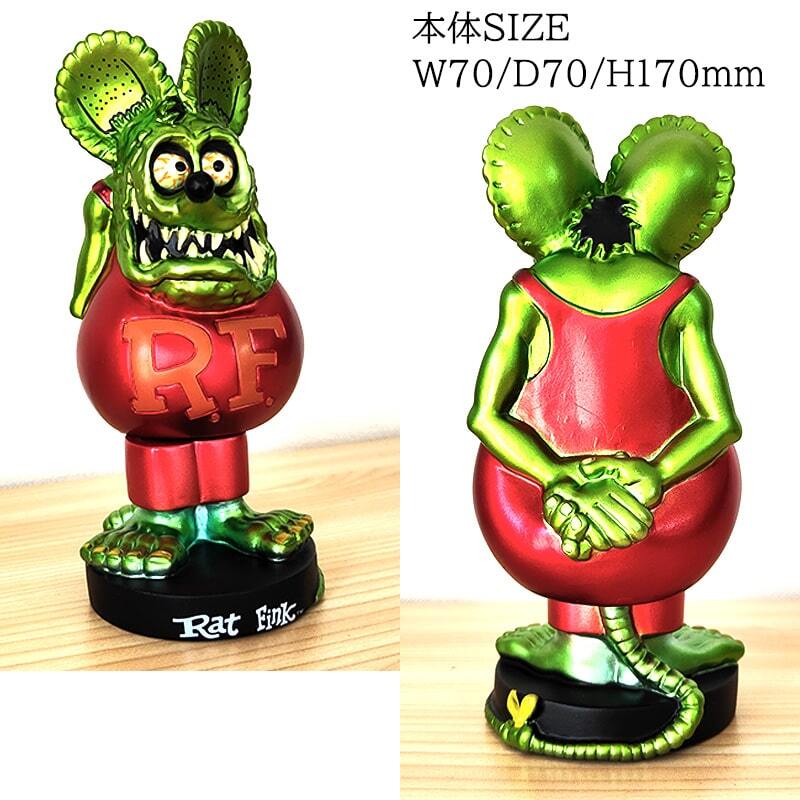 ラットフィンク フィギュア RAT FINK ボビングヘッド メタリック