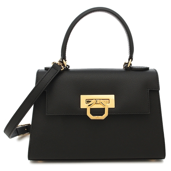 カルボッティ ハンドバッグ ショルダーバッグ グレタ ブラック