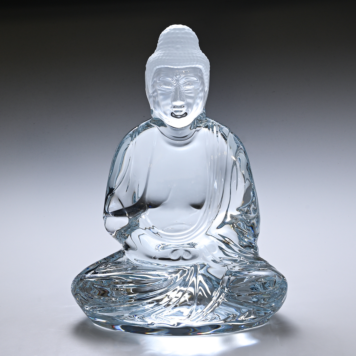 名入れ無料】 バカラ Baccarat クリスタルフィギュア ブッダ 仏陀 BY