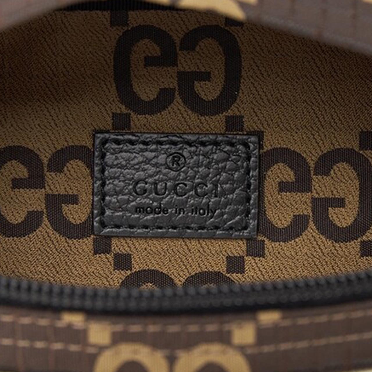 グッチ GUCCI 767934 FACPM 9441 ベルトバッグ ブラウン系 エコ