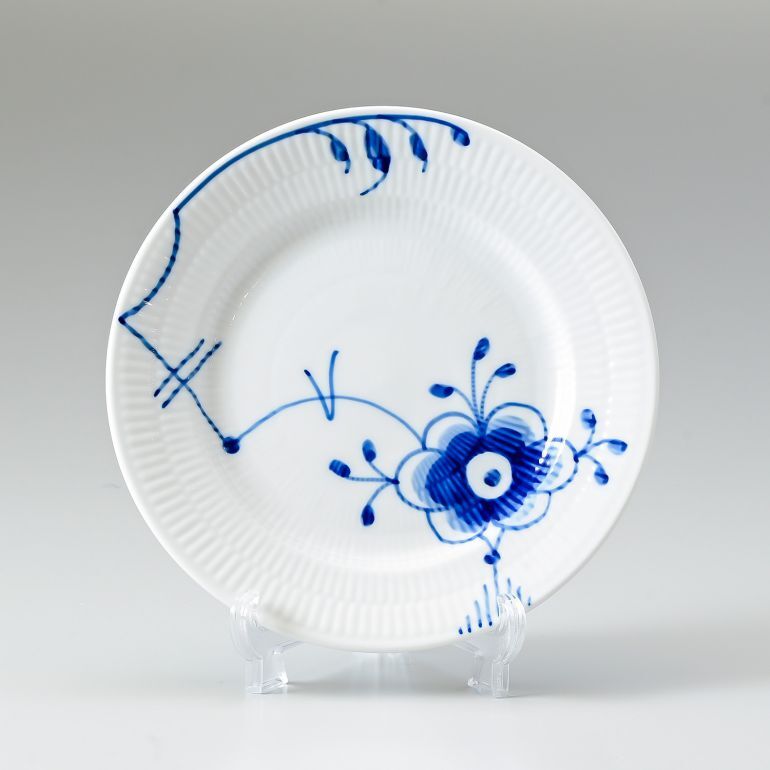 ロイヤルコペンハーゲン プレート 17cm ブルーフルーテッド メガ