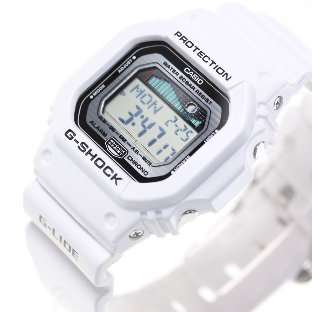 G-SHOCK ホワイト 白 カシオ Gショック 腕時計 G-LIDE GLX-5600-7JF