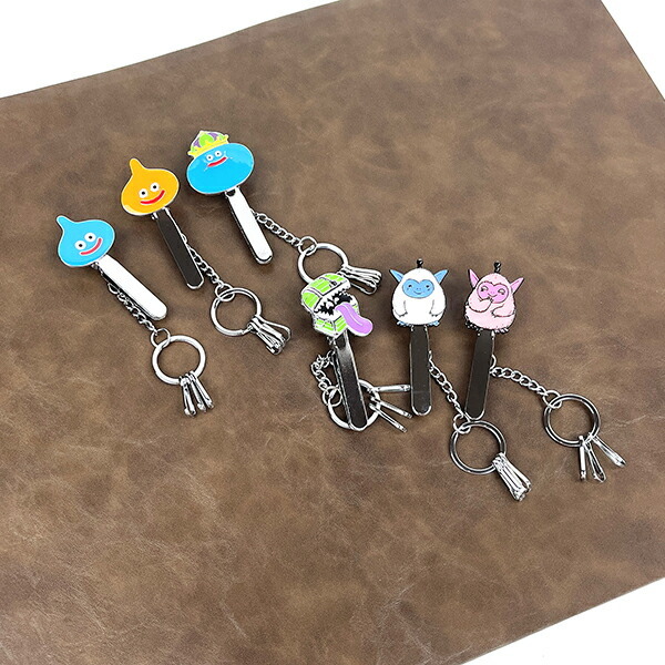 ドラゴンクエスト スマイルスライムクリップ付きキーホルダー