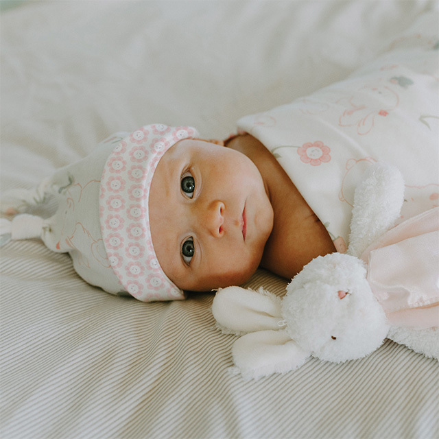 Bunnies By The Bay（バニーズバイザベイ）赤ちゃんのおくるみ