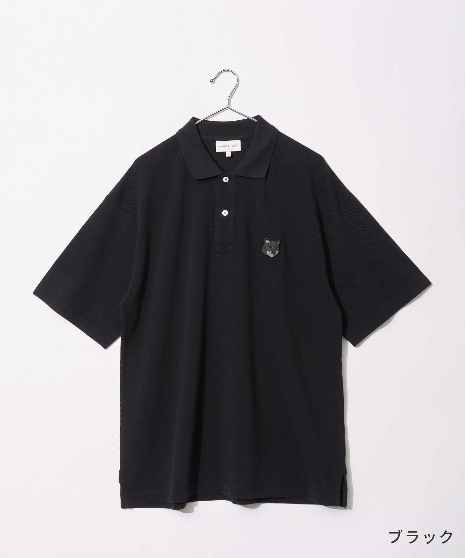 メゾンキツネ MAISON KITSUNE MM00202KJ7010 ポロシャツ BOLD FOX HEAD