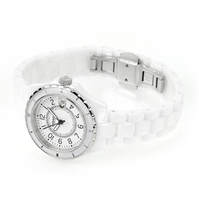 コーチ セラミック プレストン クオーツ 腕時計 ブランド レディース