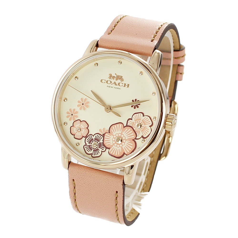コーチ 時計 レディース 母の日 腕時計 手表 GRAND グランド 花柄