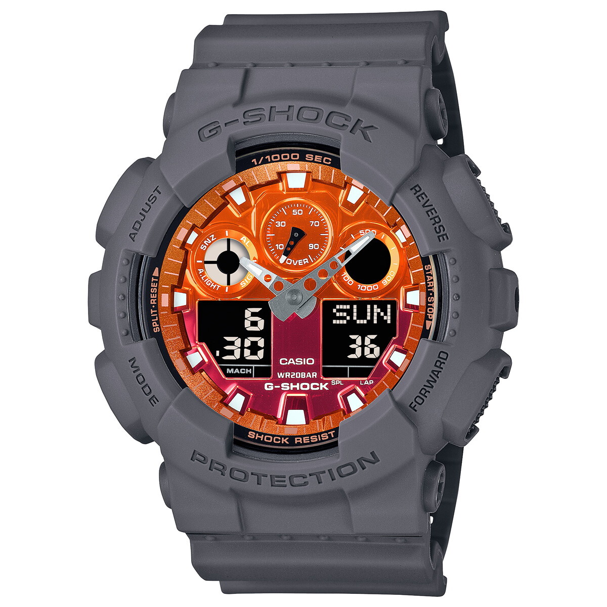 G-SHOCK カシオ Gショック CASIO アナデジ 腕時計 メンズ GA-100FL