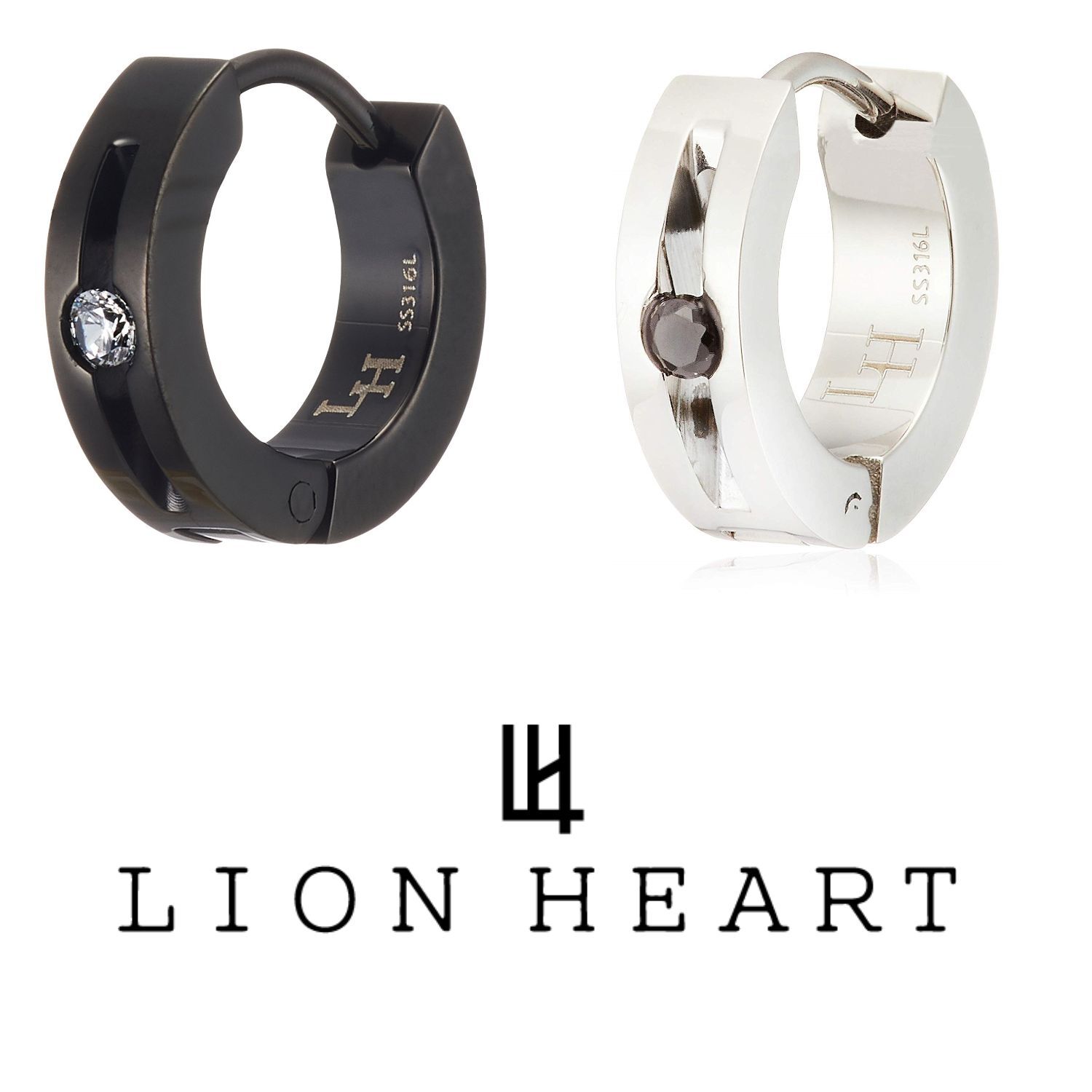 正規品 送料無料 ライオンハート LION HEART シングル 片耳 フープ