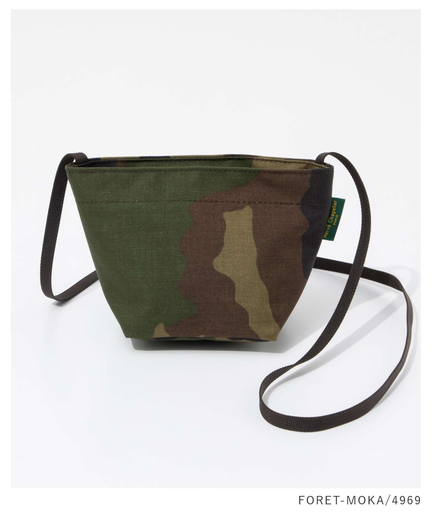 エルベシャプリエ Herve Chapelier Mini tote square bottom ナイロン