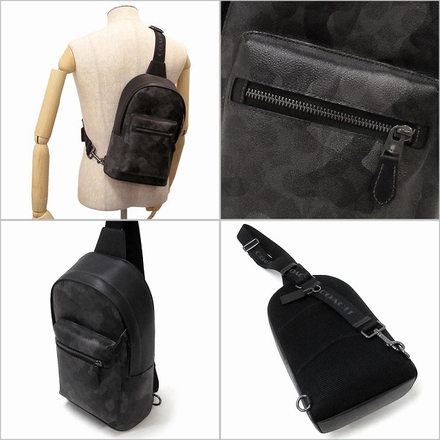 コーチ バッグ メンズ COACH アウトレット カモ プリント シグネチャー