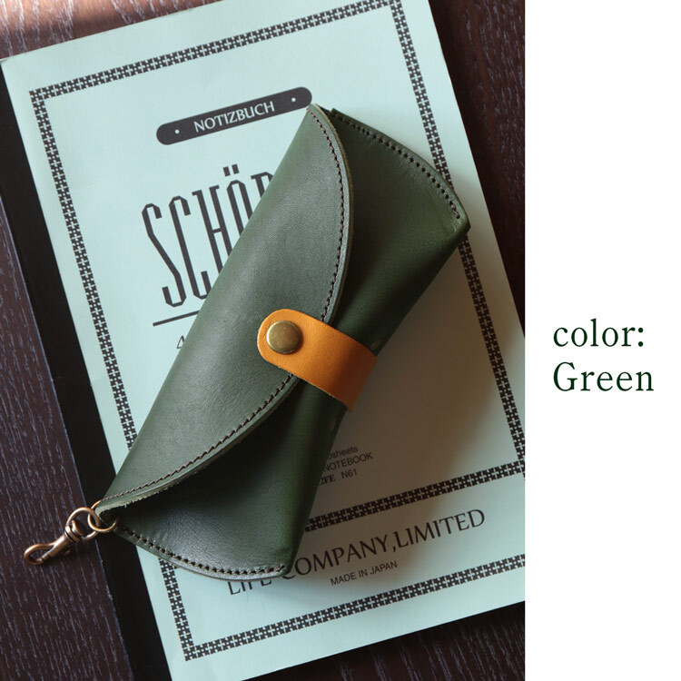 メガネケース 栃木レザー シュリンクレザー 日本製 全4色 本革 Jamale