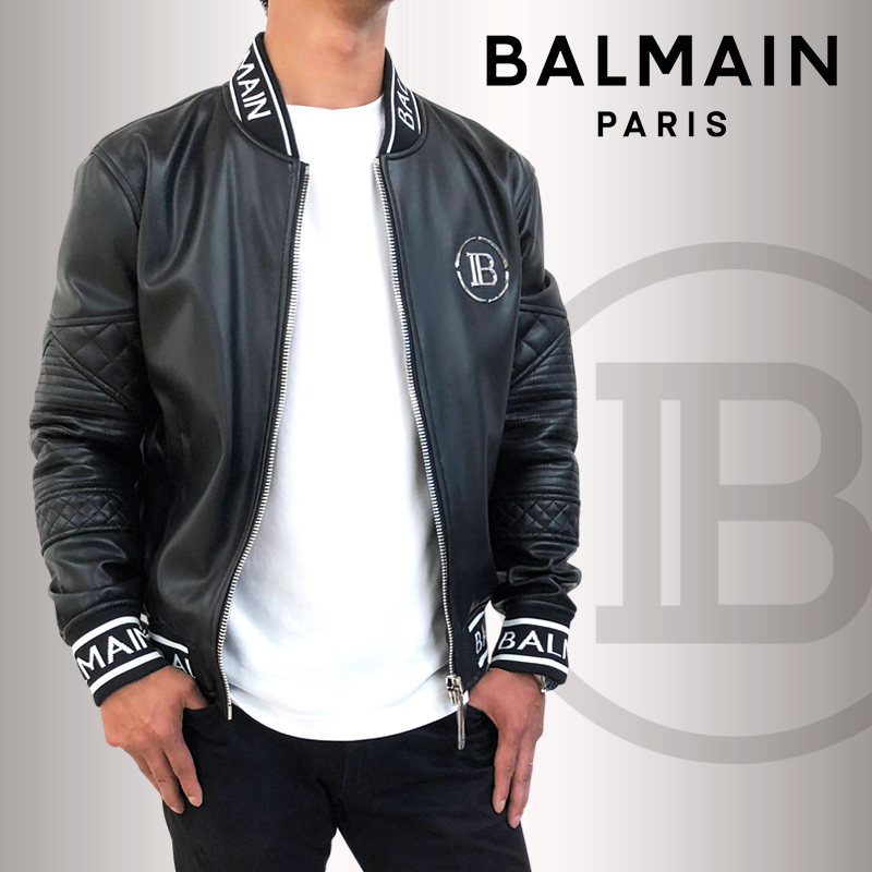 BALMAIN PARIS バルマン ブルゾン ボンバー ライダース ジャケット