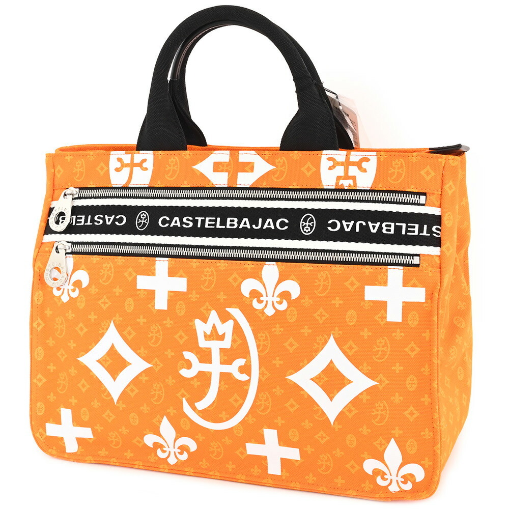 カステルバジャック バッグ ハンドバッグ トートバッグ オレンジ