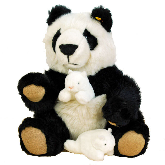 送料無料【シュタイフ グランパパ コラボ パンダ マザーラブ】 Steiff