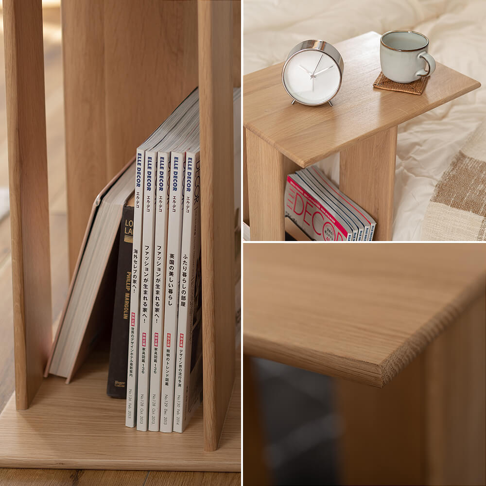 天然木サイドテーブル サイドテーブル 木製テーブル おしゃれ 無垢