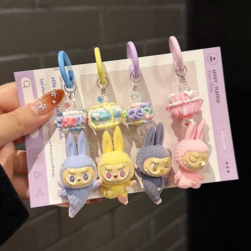 Labubu ラブブ バッグチャーム キーホルダー マスコット キーチェーン