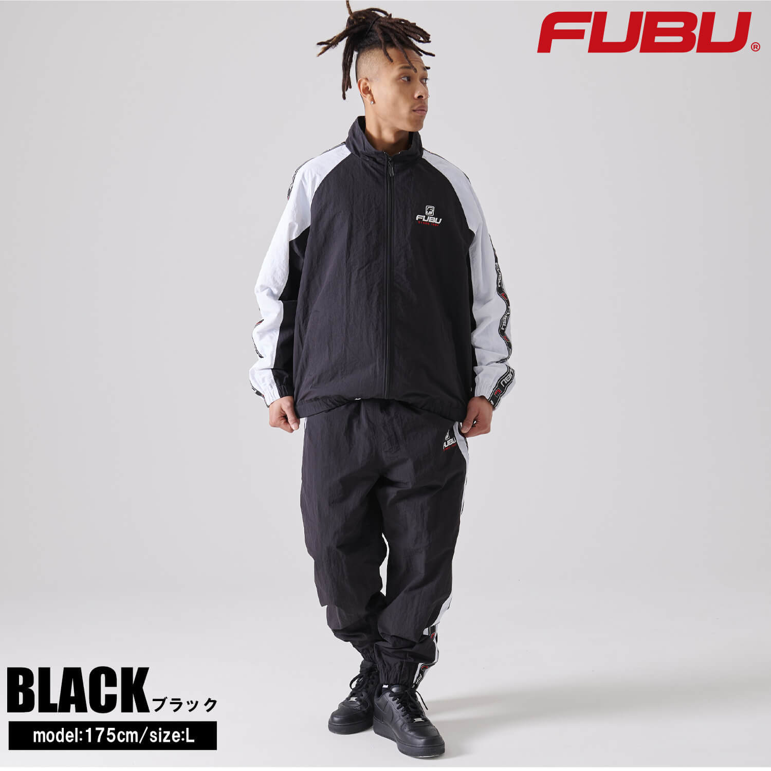 FUBU フブ ジャケット メンズ 長袖 ナイロンジャケット ブルゾン