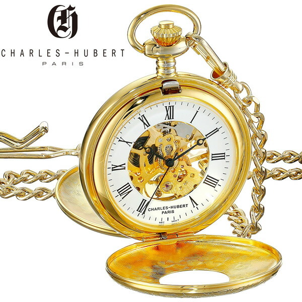 チャールズヒューバート 懐中時計 手巻き 機械式 ポケットウォッチ