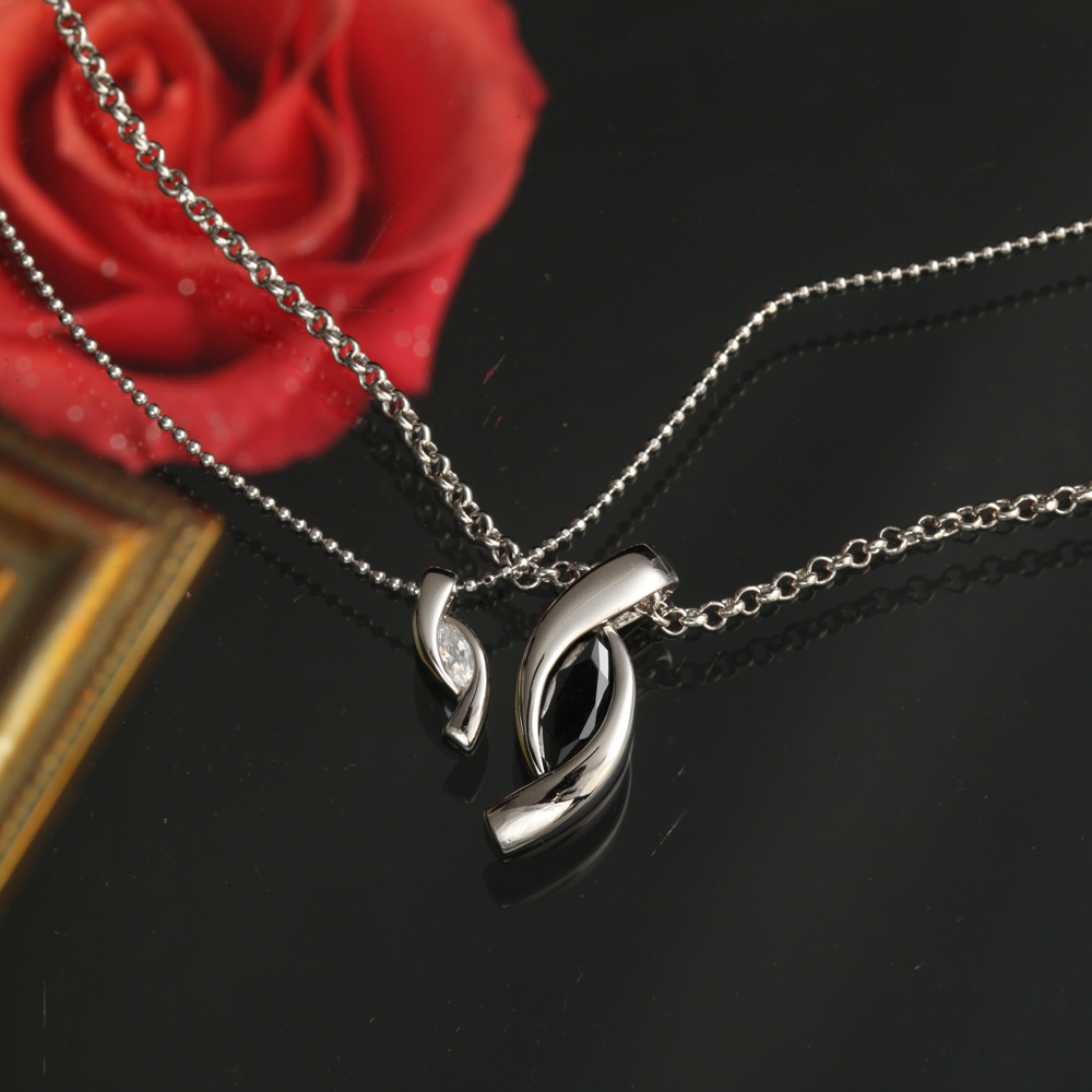 ペアネックレス【美女と野獣】ROSE BELSIA（バラの限定ケース付き