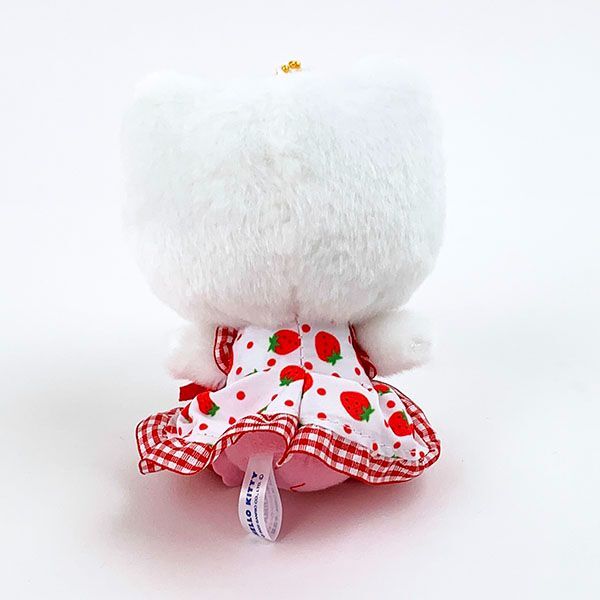 サンリオ ハローキティ いちごドレス マスコット ぬいぐるみ キティ