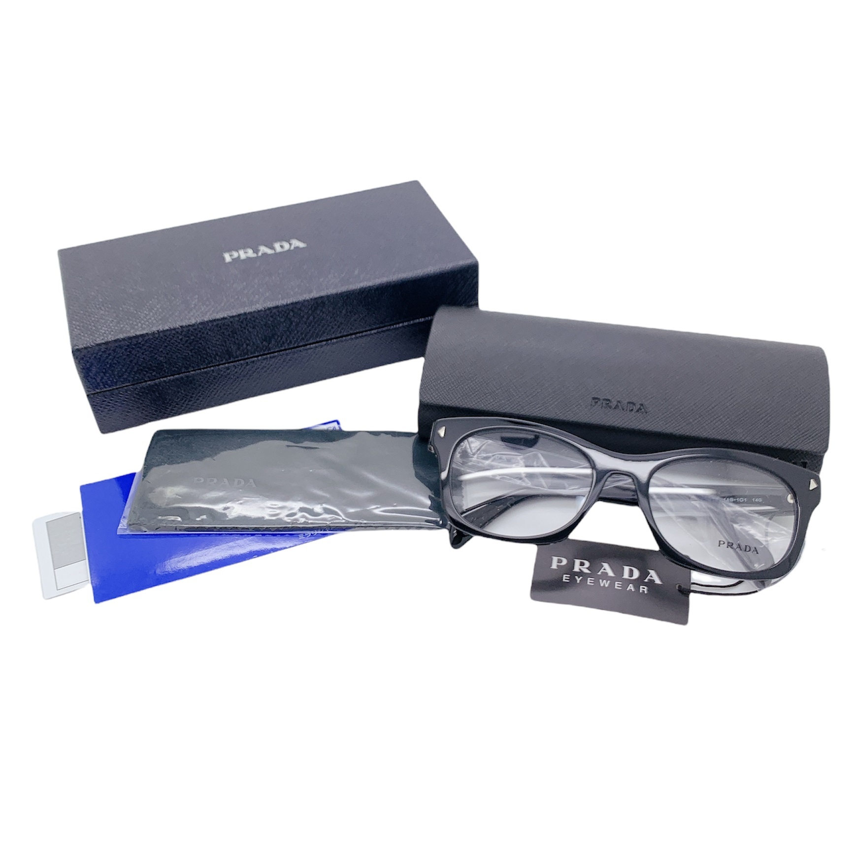 新品 正規品 PRADA プラダ 眼鏡 伊達 メガネ PR 11SVF 1AB1O1 スクエア