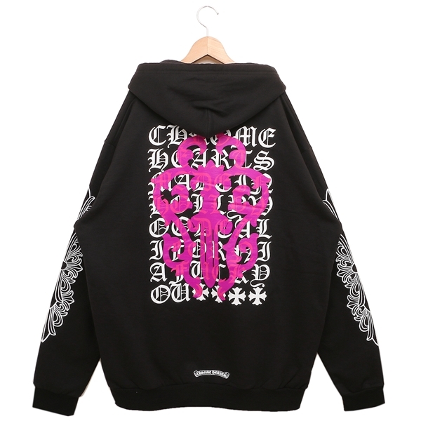 クロムハーツ パーカー ジップ XLサイズ ブラック メンズ CHROME