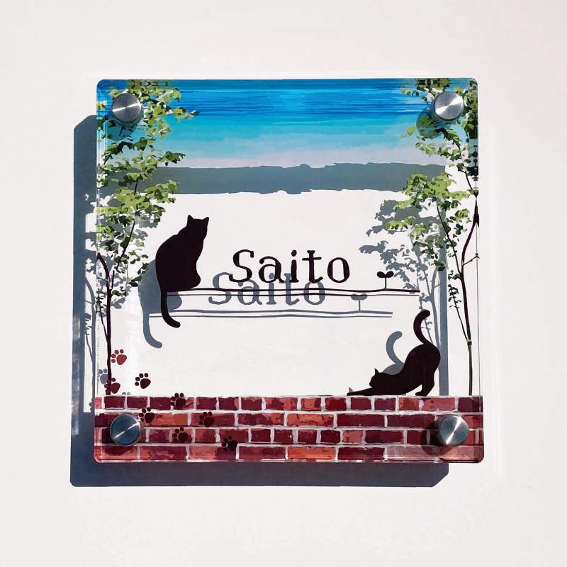 にゃん友商会招き猫さま専用＊ブラックパール大理石+神秘的ゴールド