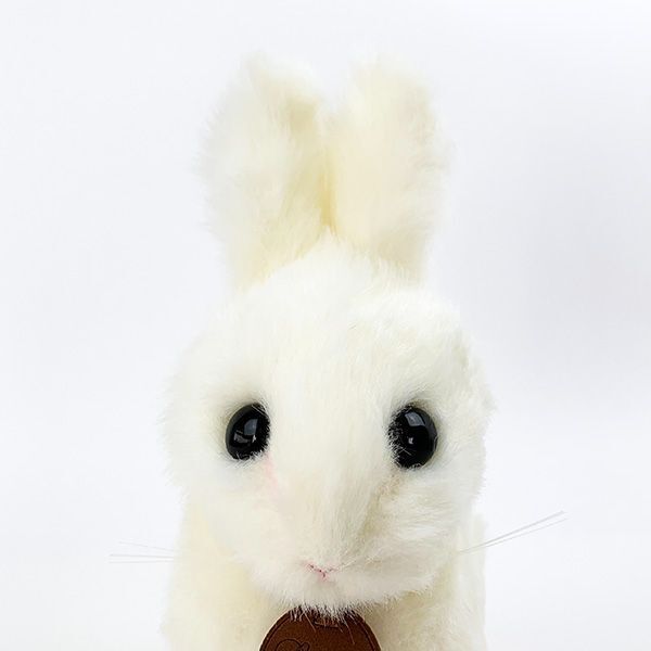 日本製 手作りぬいぐるみうさぎ 座り ホワイト 4905330014436 ホワイト