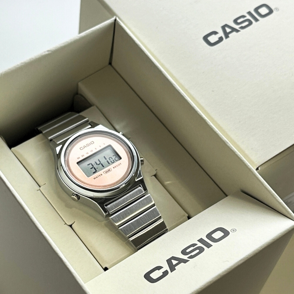 カシオ スタンダード デジタル 腕時計 レディース 母の日 シルバー