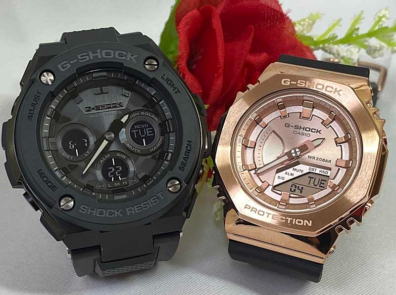 カシオ 恋人たちのGショック ペアウォッチ G-SHOCK GST-W300G-1A1JF GM
