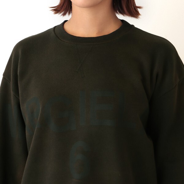 エムエムシックス メゾンマルジェラ スウェット トレーナー ブラック