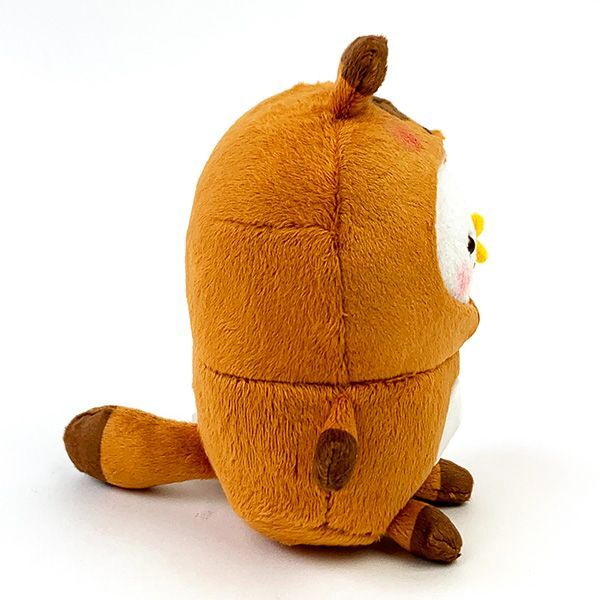 カナヘイの小動物 ピスケ＆うさぎ ぬいぐるみ ピスケ タヌキ ブラウン