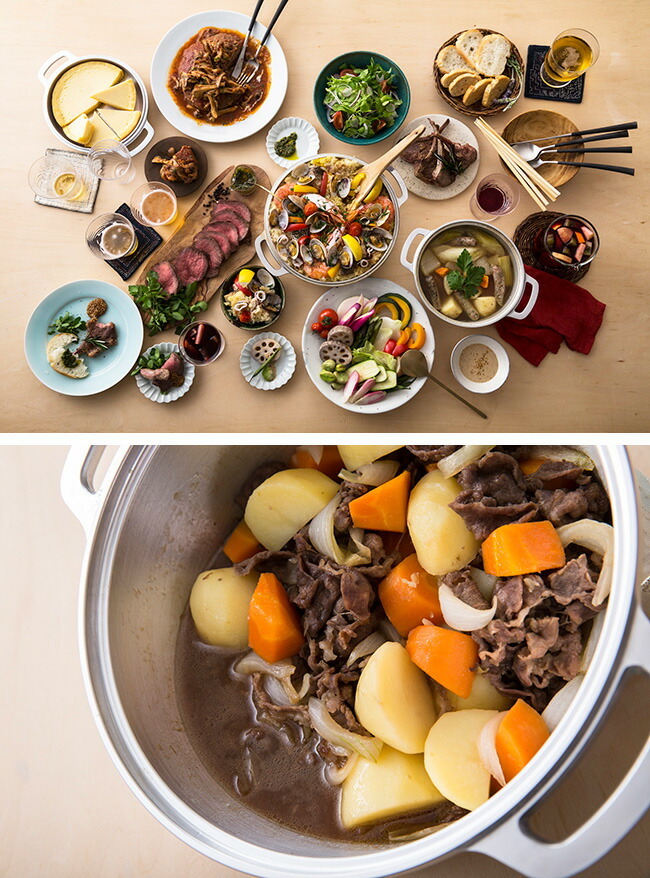 KING 無水鍋 20cm 0707-004[日本製 両手鍋 20 無水 鍋 直火 IH 直火可