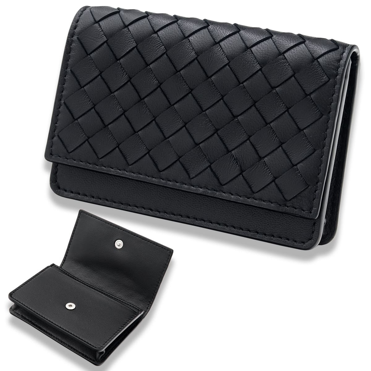 ボッテガヴェネタ カードケース BOTTEGA VENETA 名刺入れ ブラック