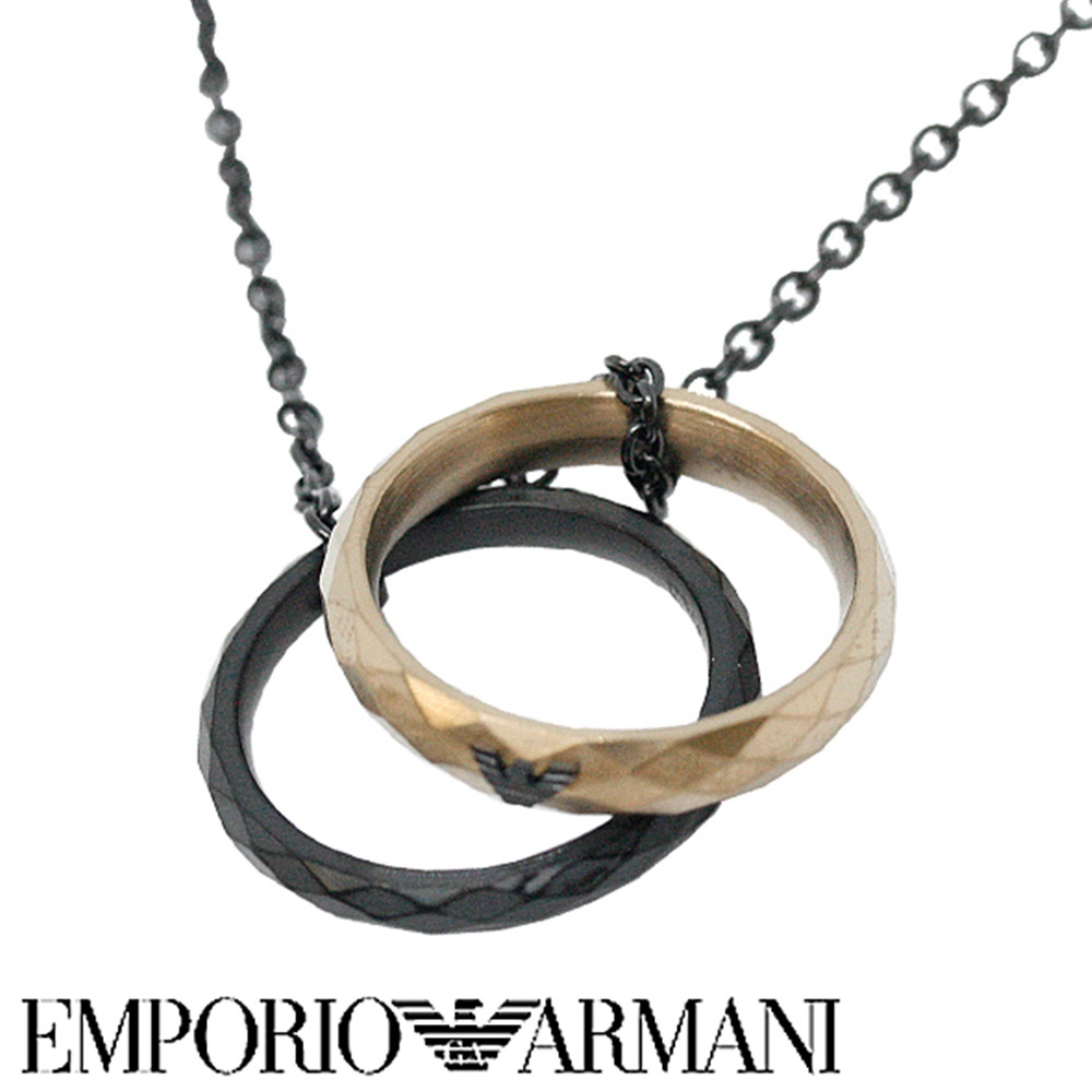 EMPORIO ARMANI エンポリオ アルマーニ ネックレス ダブルリング