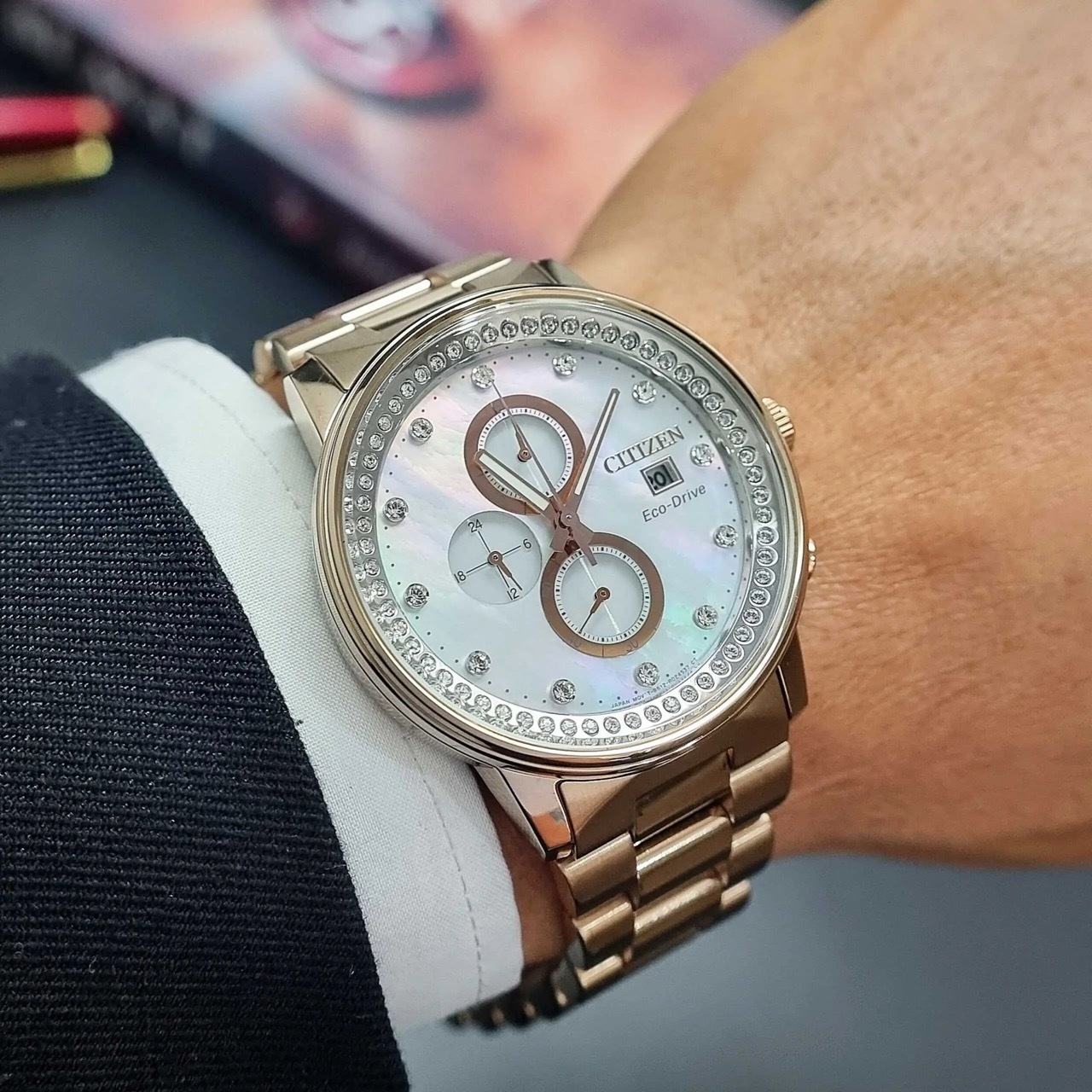 送料無料】 シチズン CITIZEN メンズ 腕時計 マザーオブパール