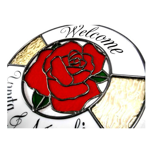 名入れ】 ステンドグラス・ウェルカムボード - 【ARTGLASS HORI