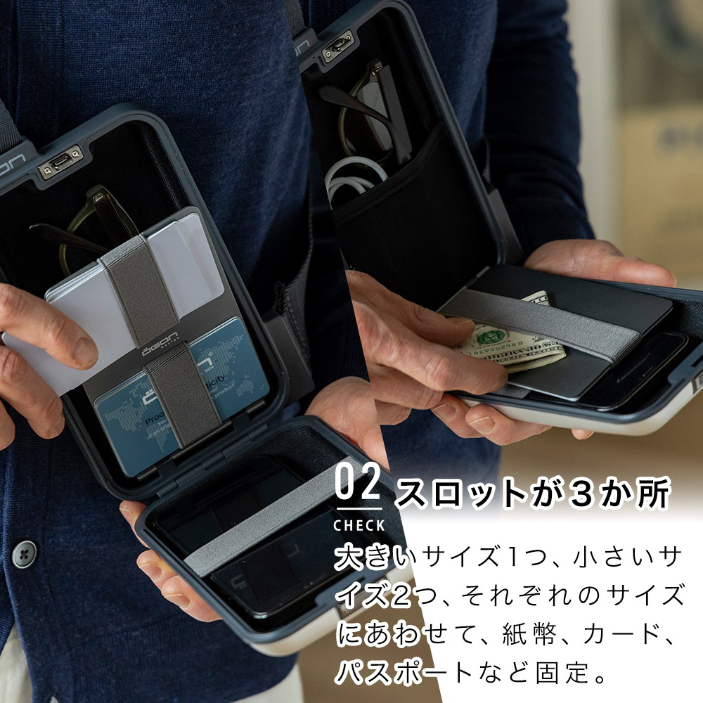 フランス製 アルミ スリングバッグ PHONE BAG OGON（オゴン） 翌日出荷