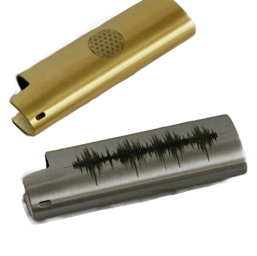 名入れ】【BIC J23】メタルライターケース 2個セット/5個セット