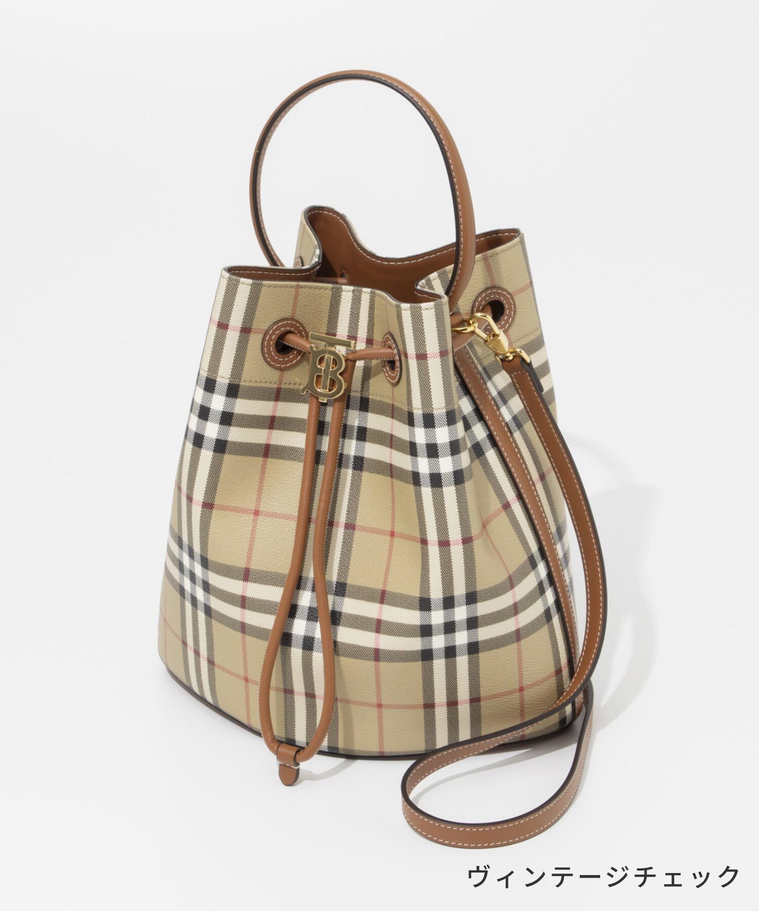 バーバリー BURBERRY LL SM DRAWSTRING BUCKET DFC 8096289 A9534