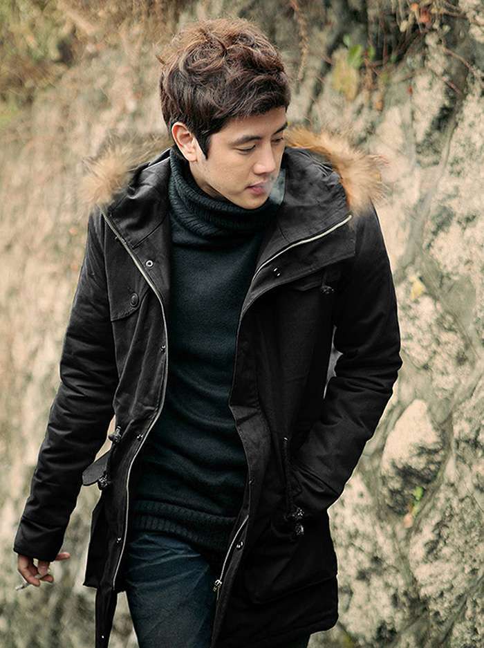 モッズコート メンズ ファー付き 裏ボア キルティング 送料無料