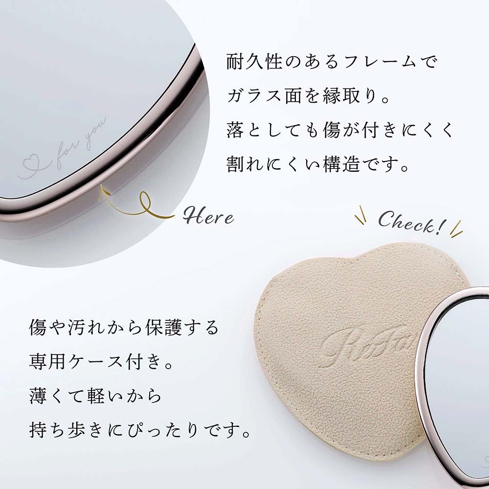 ReFa リファ ローズゴールド ハートミラー&ハートブラシ&エールブラシ
