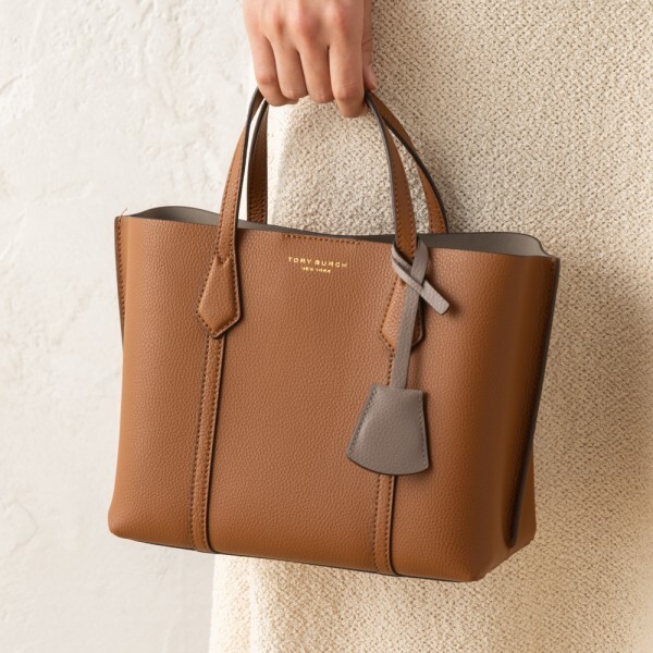 トリーバーチ トートバッグ ショルダーバッグ ペリー ブラウン