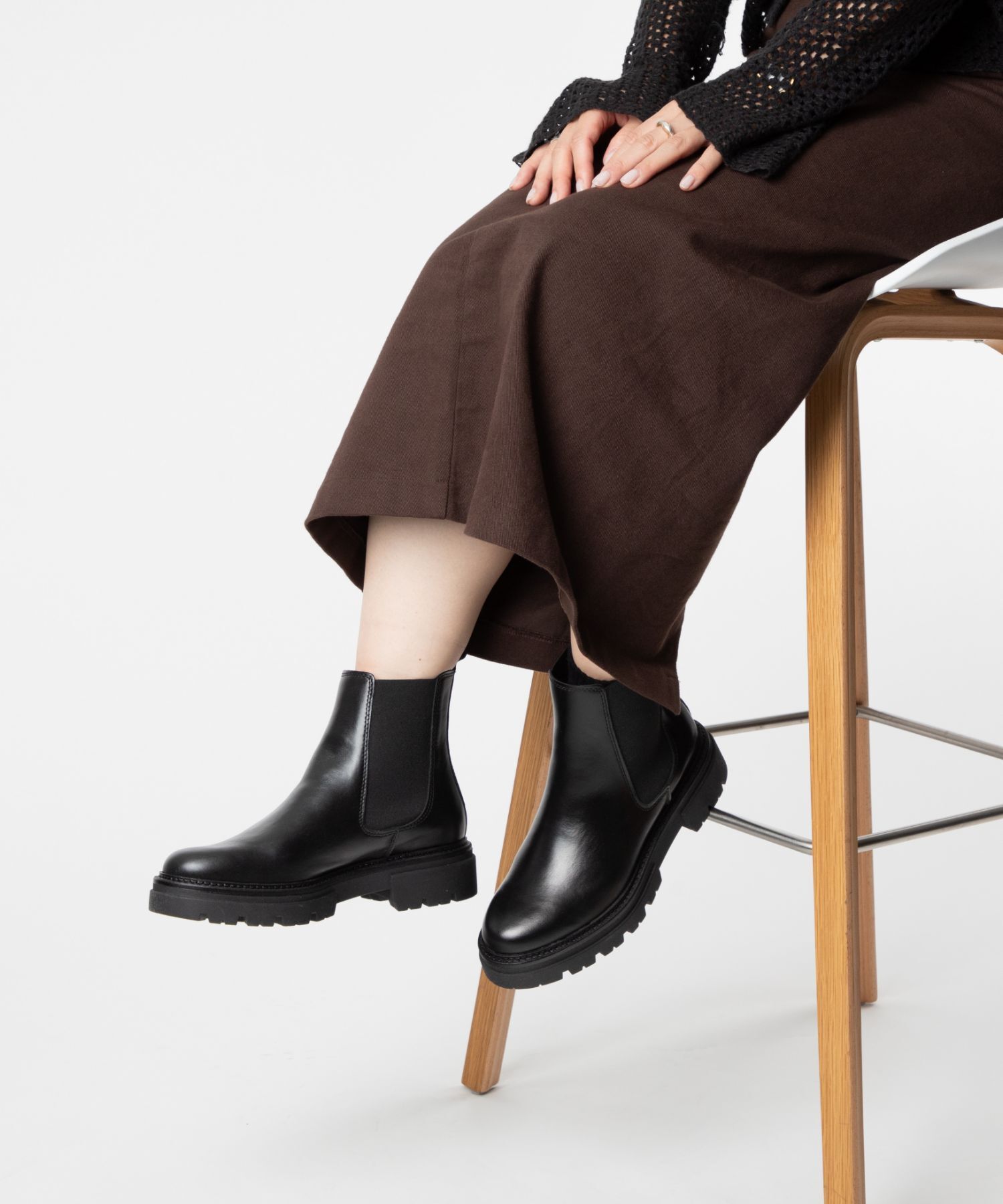 エネス ENESS チェルシーブーツ ST-7967 サイドゴア ブーツ レディース