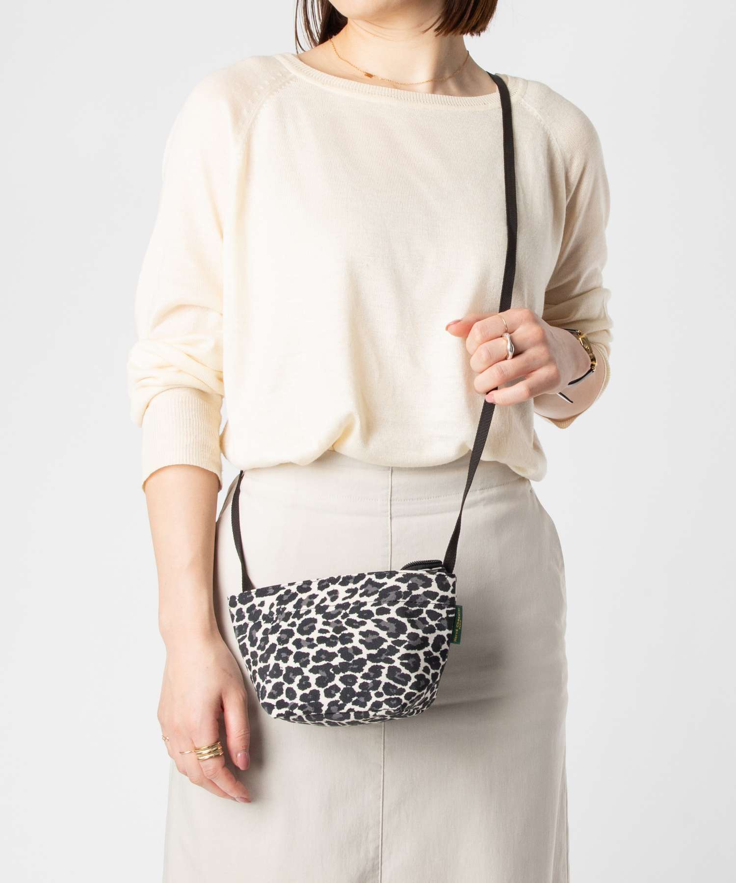 エルベシャプリエ Herve Chapelier Mini tote square bottom ナイロン