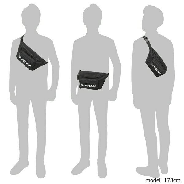 バレンシアガ ボディバッグ ウエストポーチ ウィール メンズ