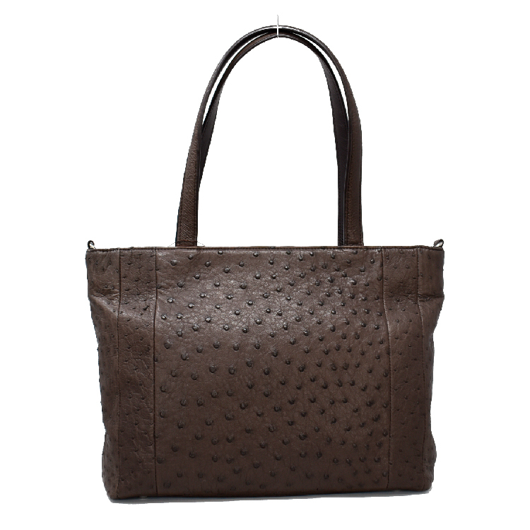 オーストリッチ バッグ レディース 本革 フルポイント ショルダー