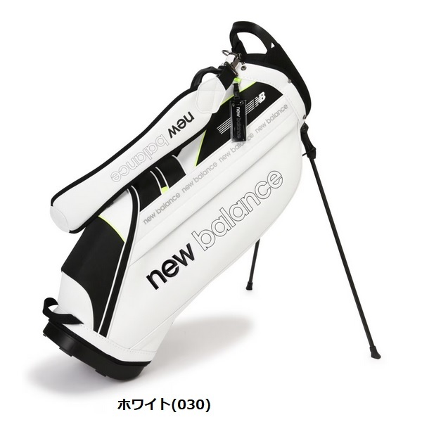 ニューバランス ゴルフ キャディバッグ エンボスPU×オックス×エナメル